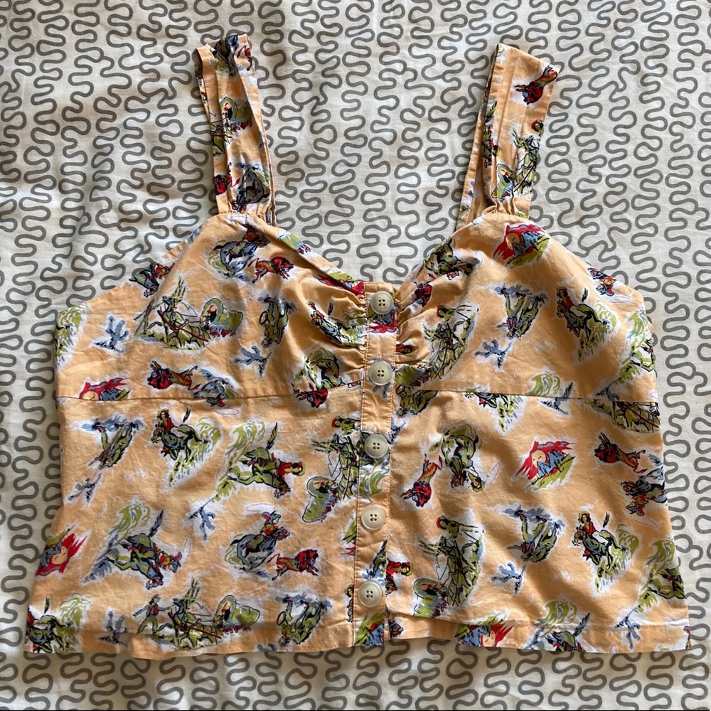 Modcloth Western Cowgirl Tank Top Plus Size 24W